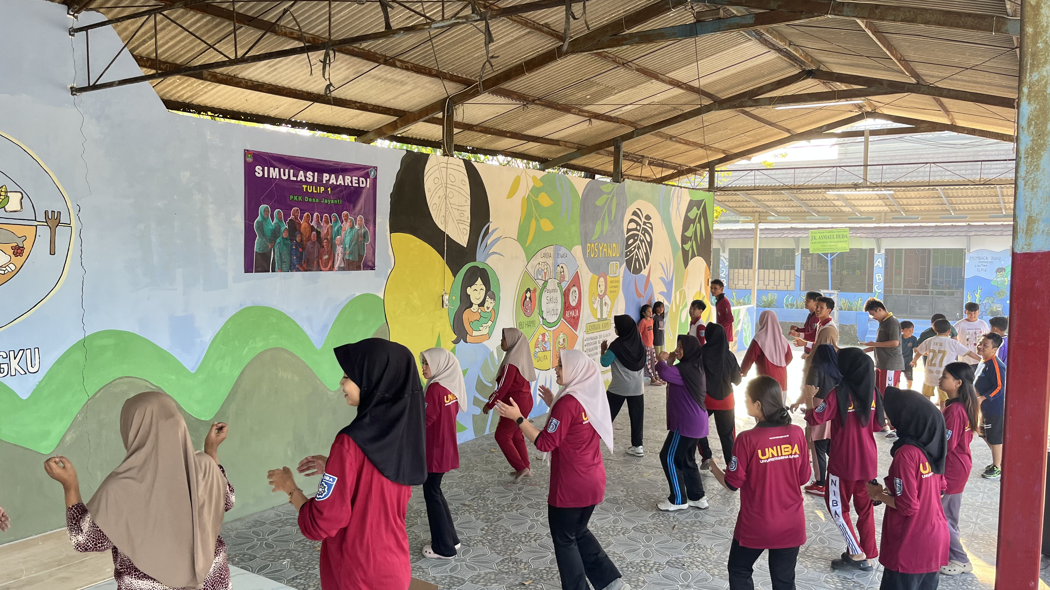 Kegiatan Senam Sehat Pagi Bersama Warga Perumahan